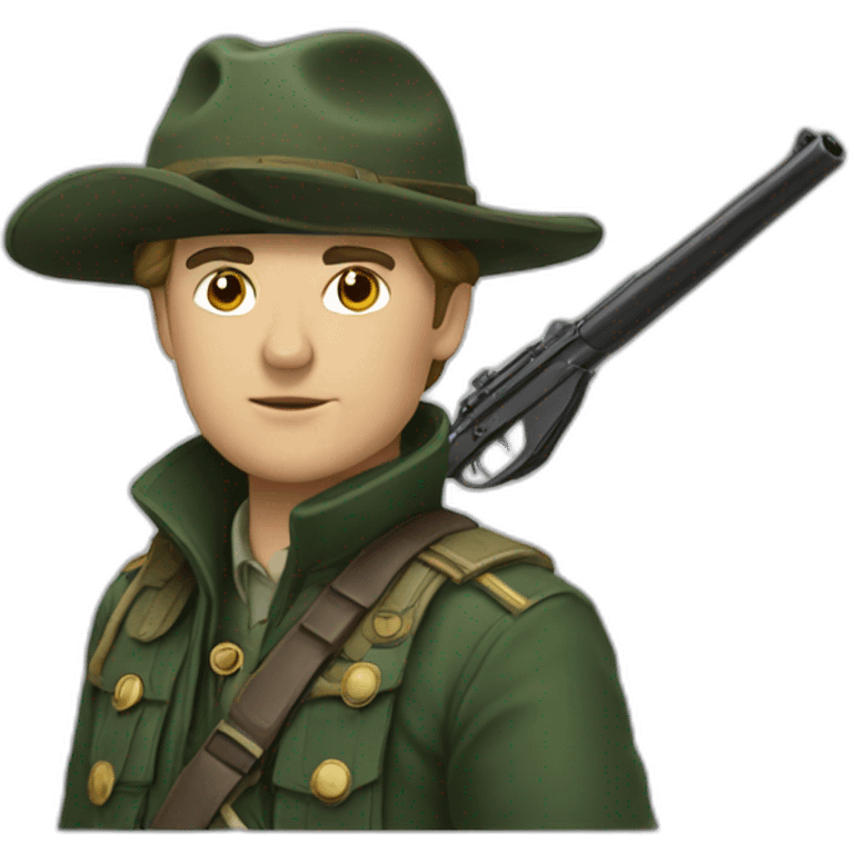 Un chasseur emoji