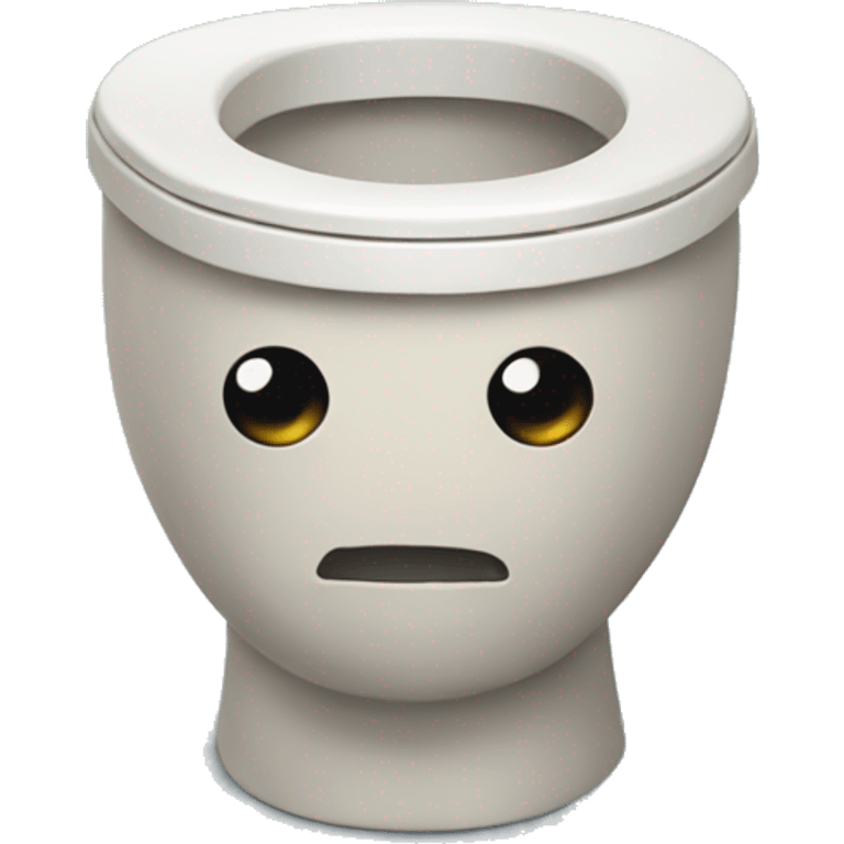 Clogged toilet emoji