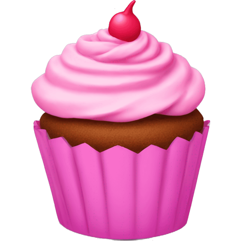 Pink cupcake  emoji