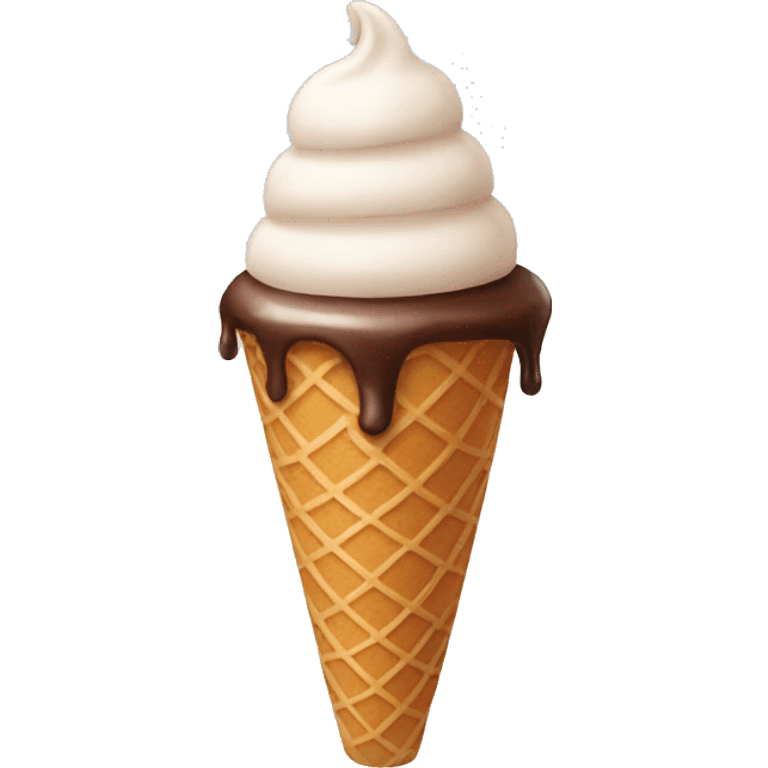 Ice cream cone emoji