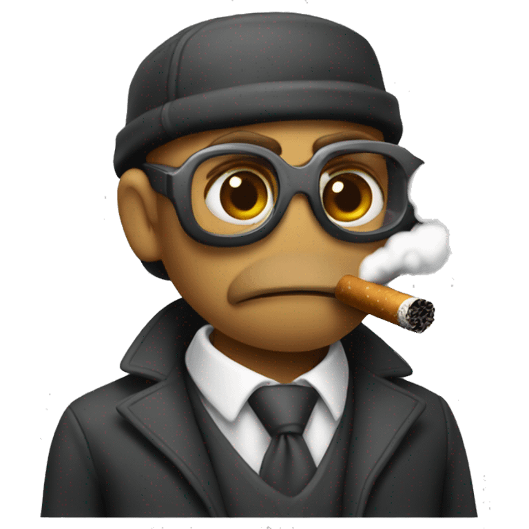 Búho smoking emoji