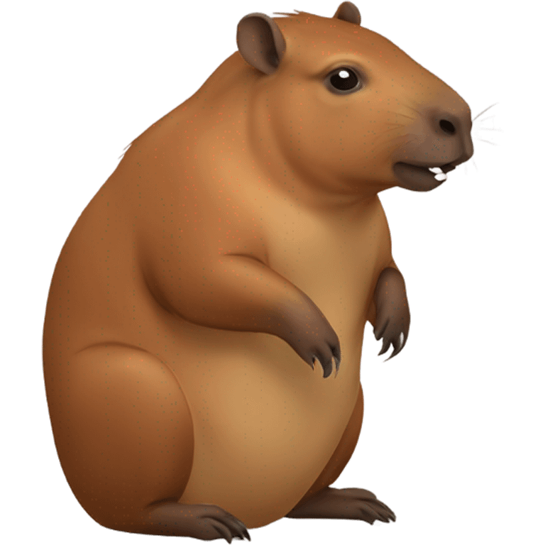  CAPIBARA CON PIZARRA emoji