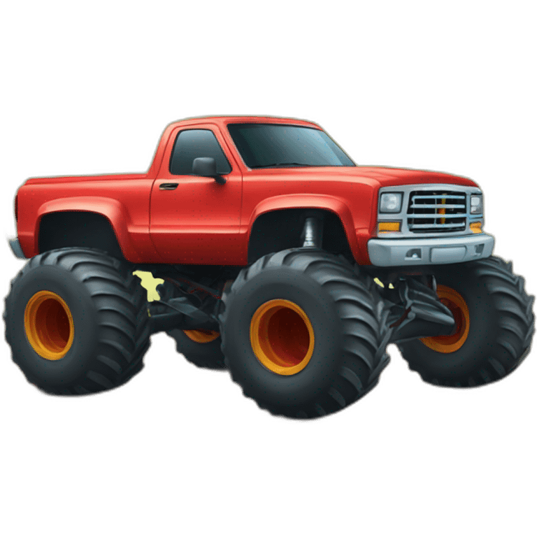 Monster truck emoji