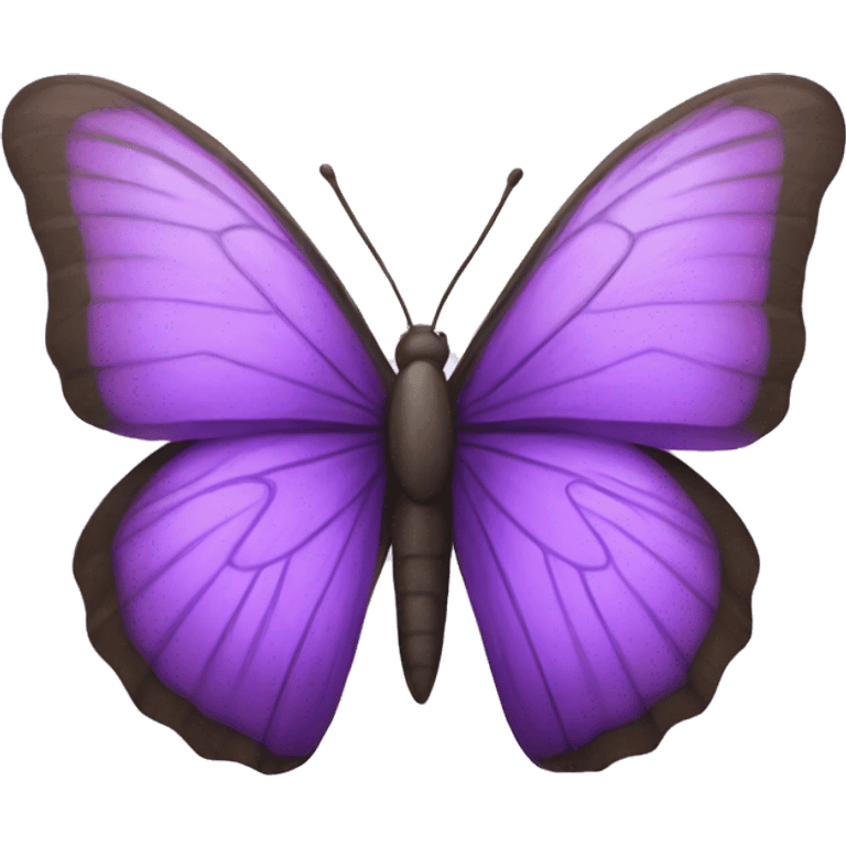 Purple butterfly emoji