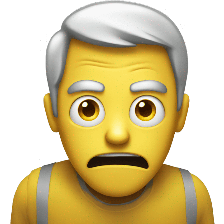 yellow emoji alarmed horror face emoji