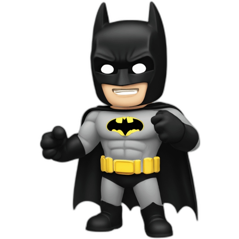 batman doig okay with his hand emoji