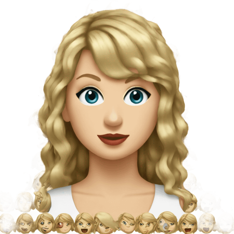 Taylor Swift Simging emoji