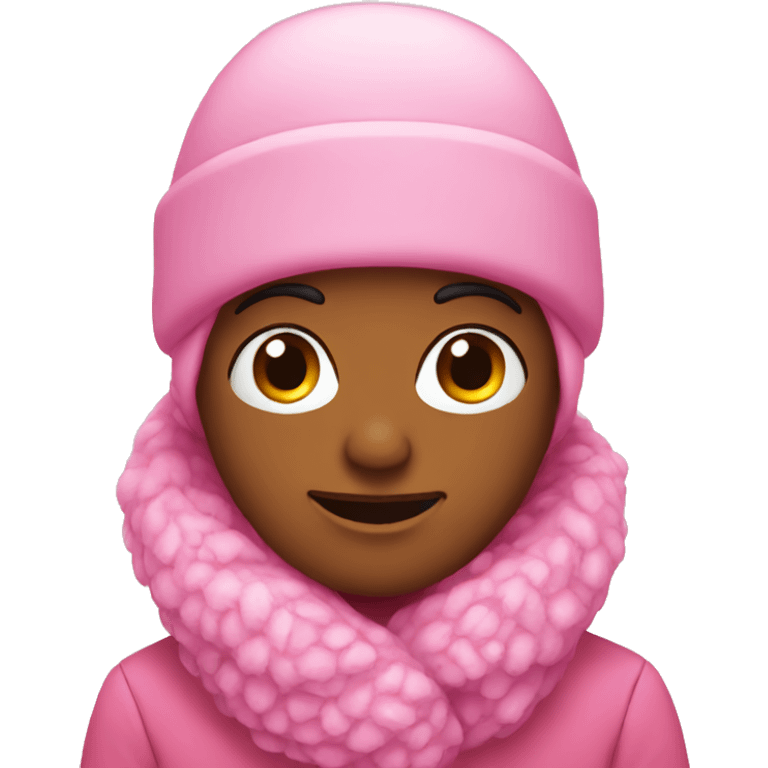 Pink Winter emoji