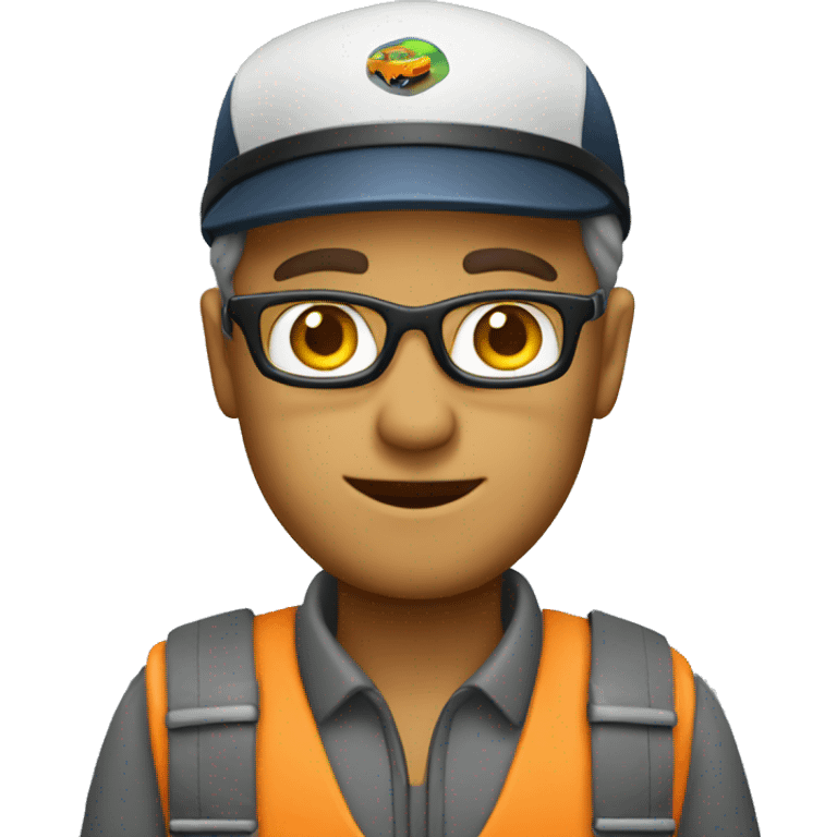 Driver travel tour guide emoji