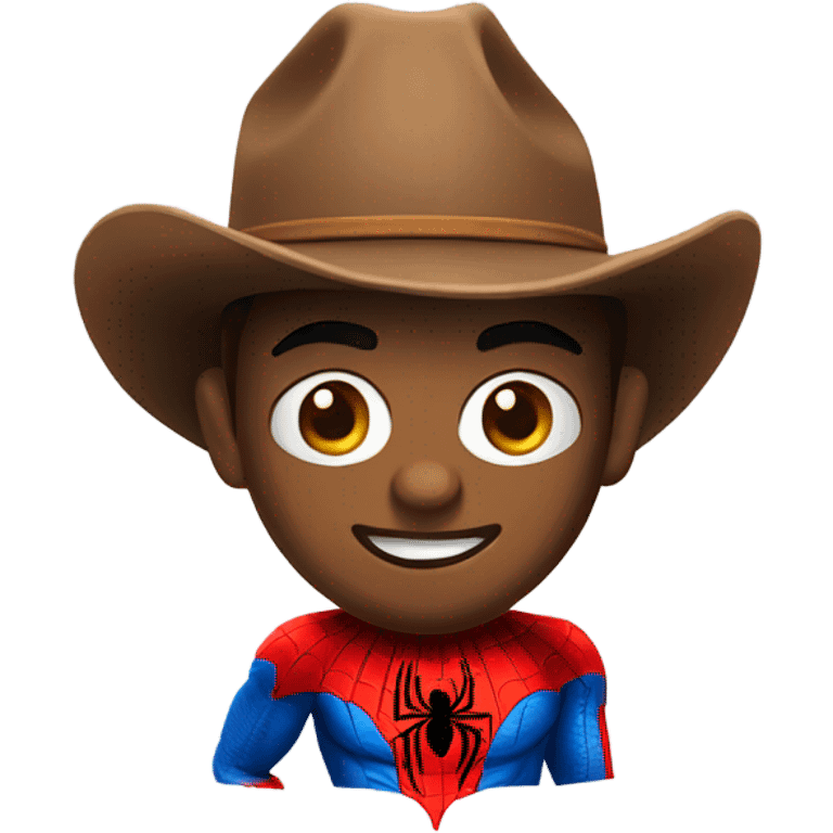 spider-man with cowboy hat on emoji