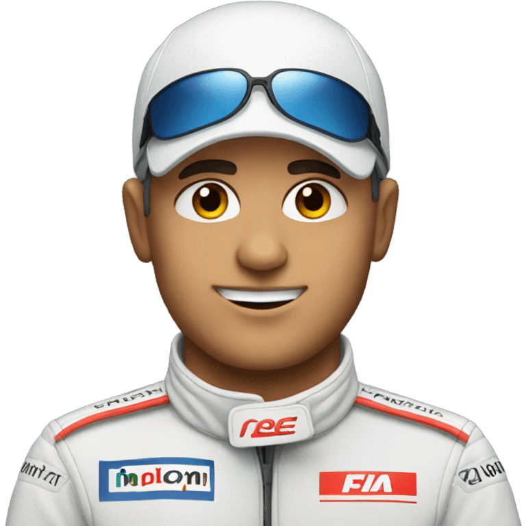 Formula One driver emoji