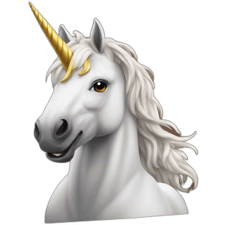 Unicorn in court case emoji