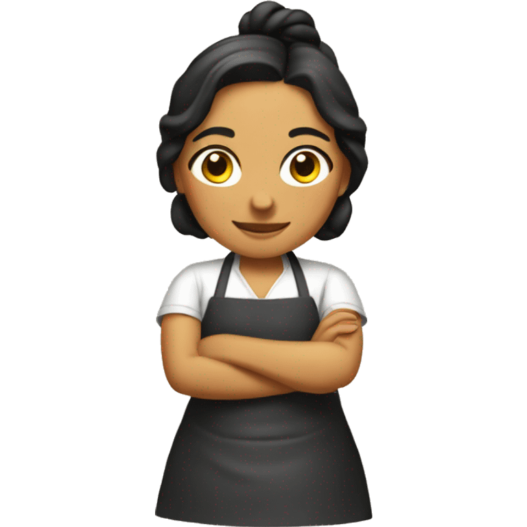 Mexican lady cooking emoji