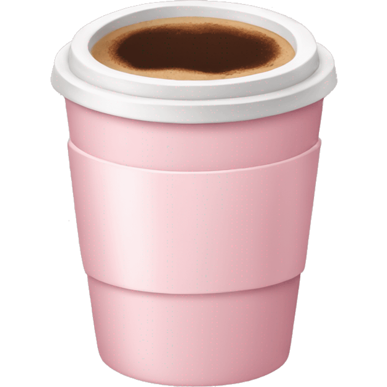 pastel pink coffee emoji