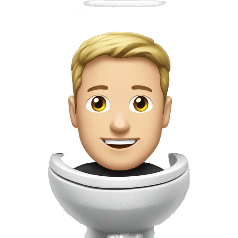 skibidi toilet with elon musk hea emoji