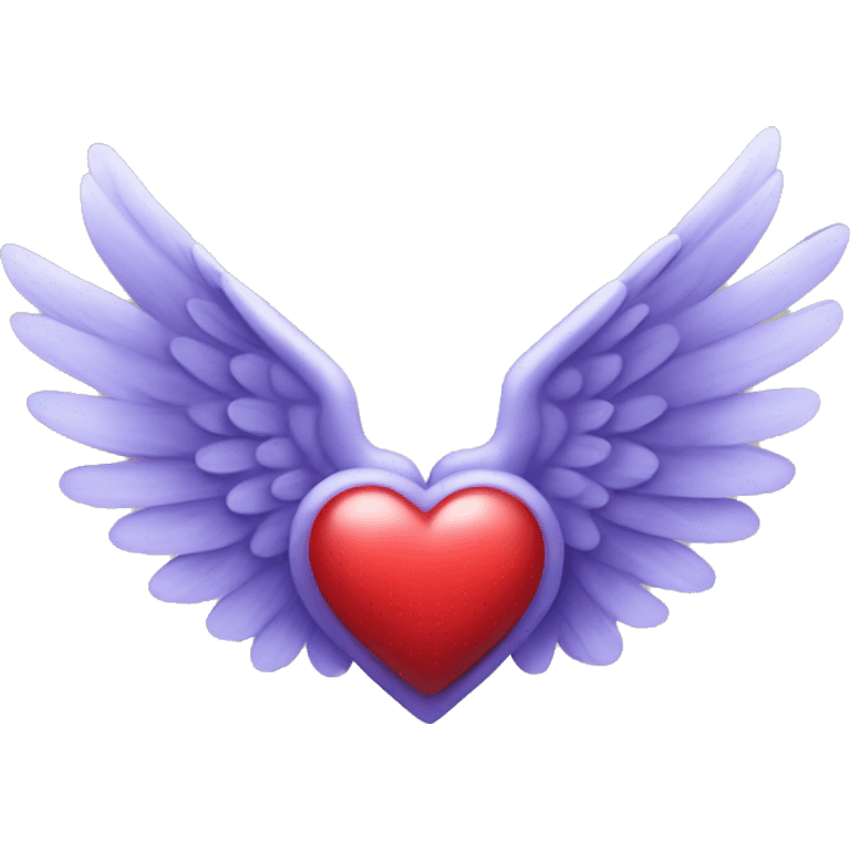 Heart with wings emoji