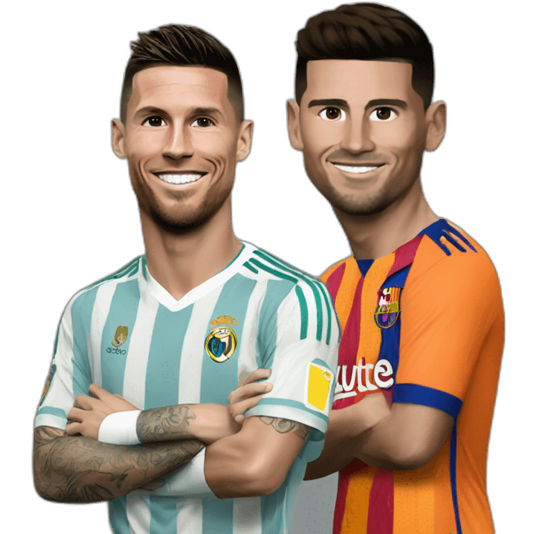 ronaldo on messi emoji