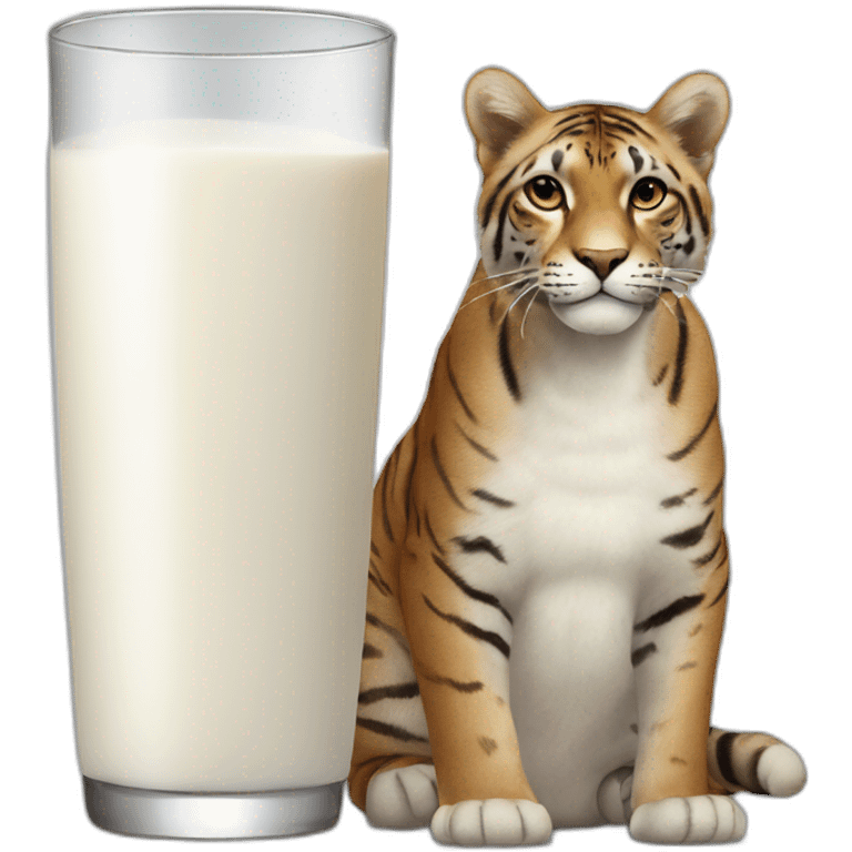 milk and big cat emoji