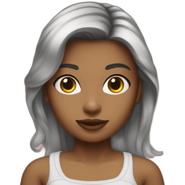 Hot american girl emoji