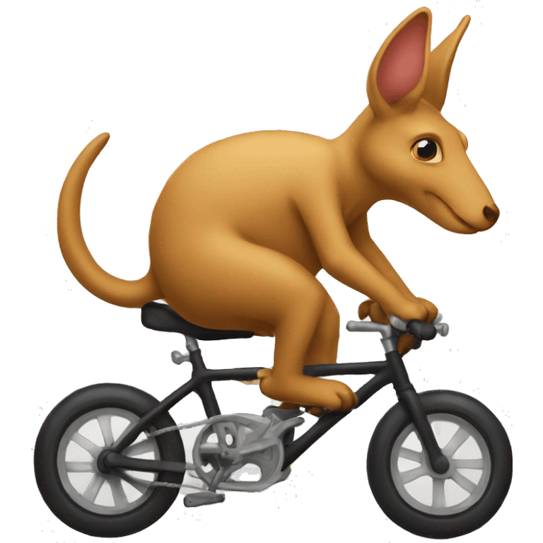 Aardvark on a bike emoji