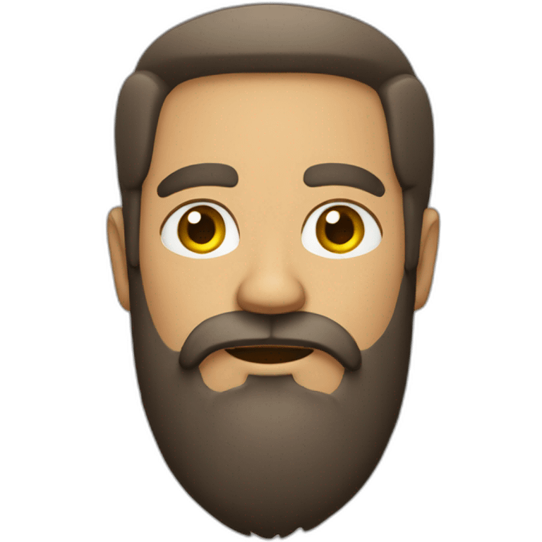 guy with a masssive beard emoji