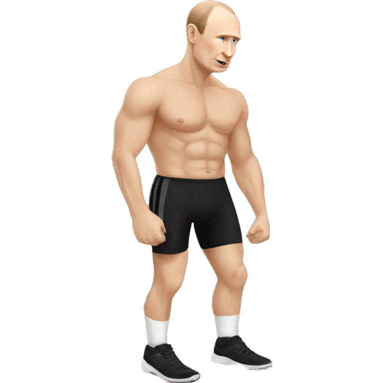 Putin in gym  emoji