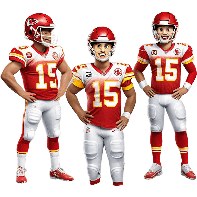 Make Patrick mahomes and Travis kelce emoji