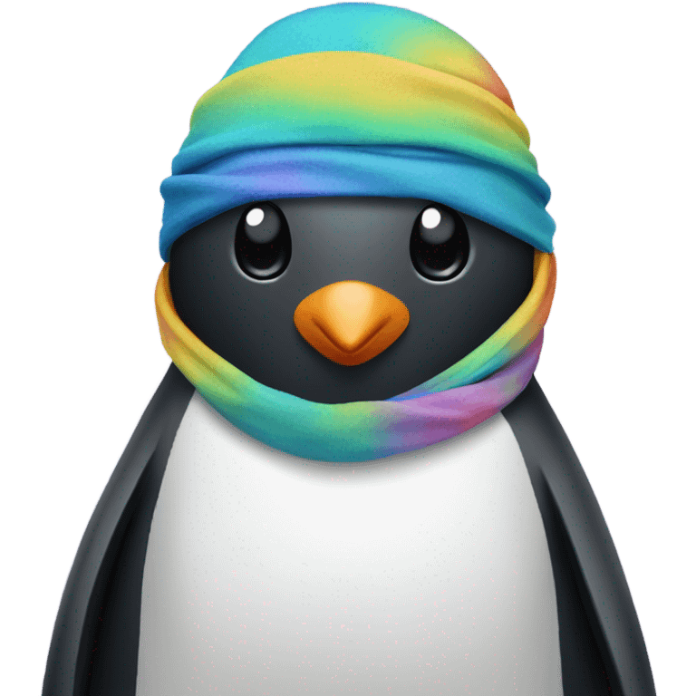 Penguin wearing a durag  emoji