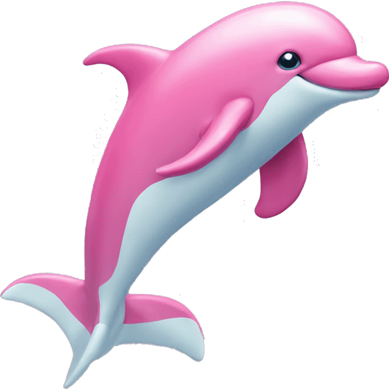 Pink dolphin emoji