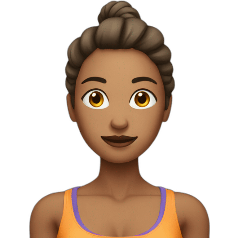 woman do musculation emoji