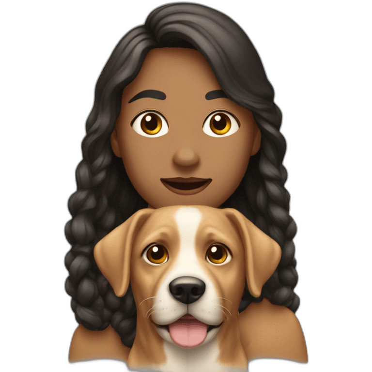 humano con cabeza de perro emoji