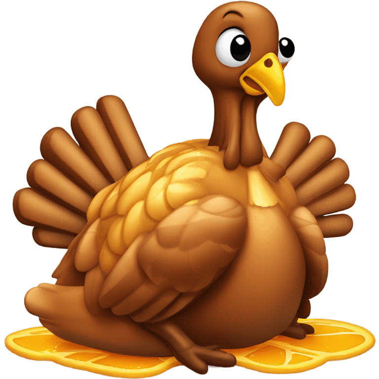 Fat turkey basted emoji