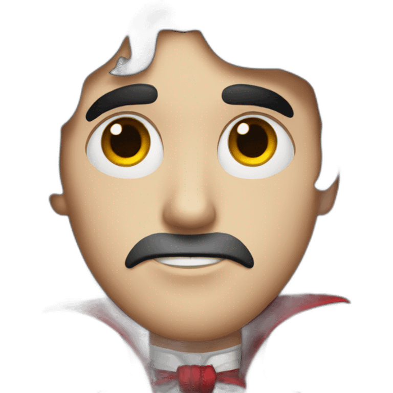 dracula yeux rouge emoji