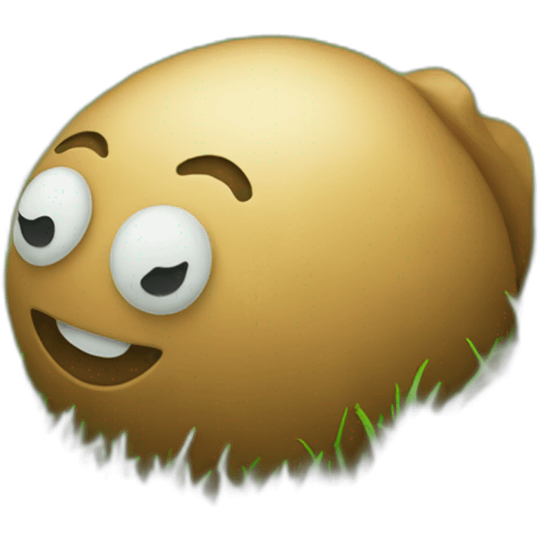 ceenis on grass emoji