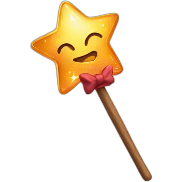 a magical button with the text "magic button" with a wand emoji