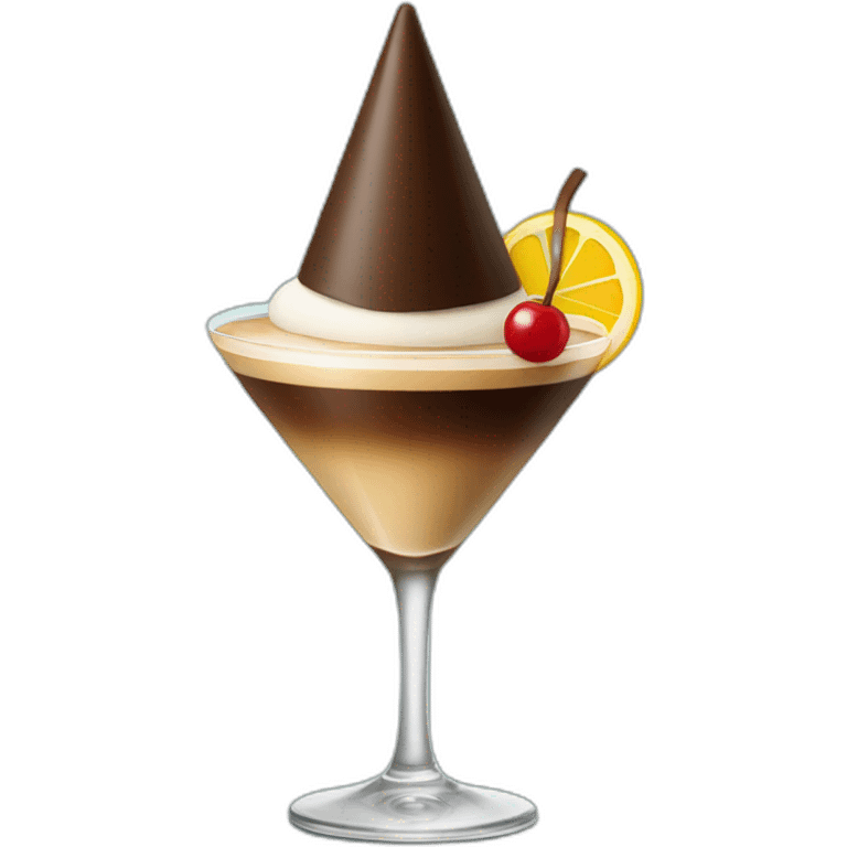 espresso martini with party hat emoji