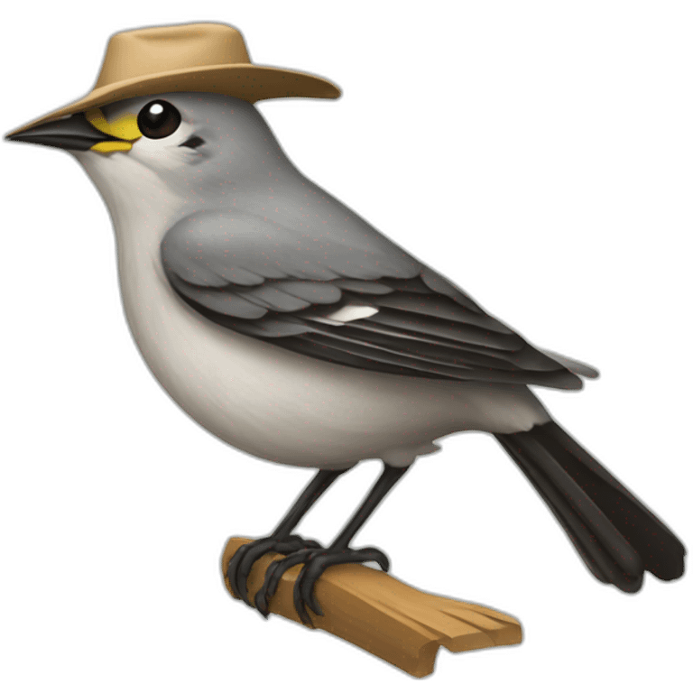 farmer mockingbird hat emoji