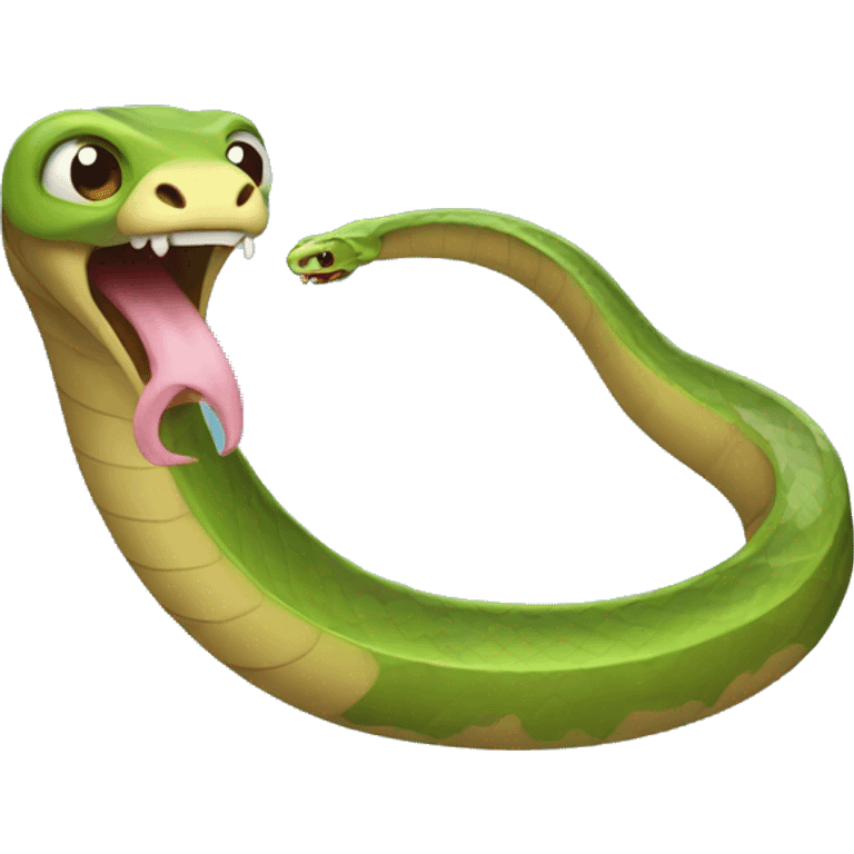 snake eating its own tail emoji