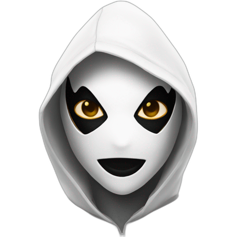 spider gwen in mask and hood emoji