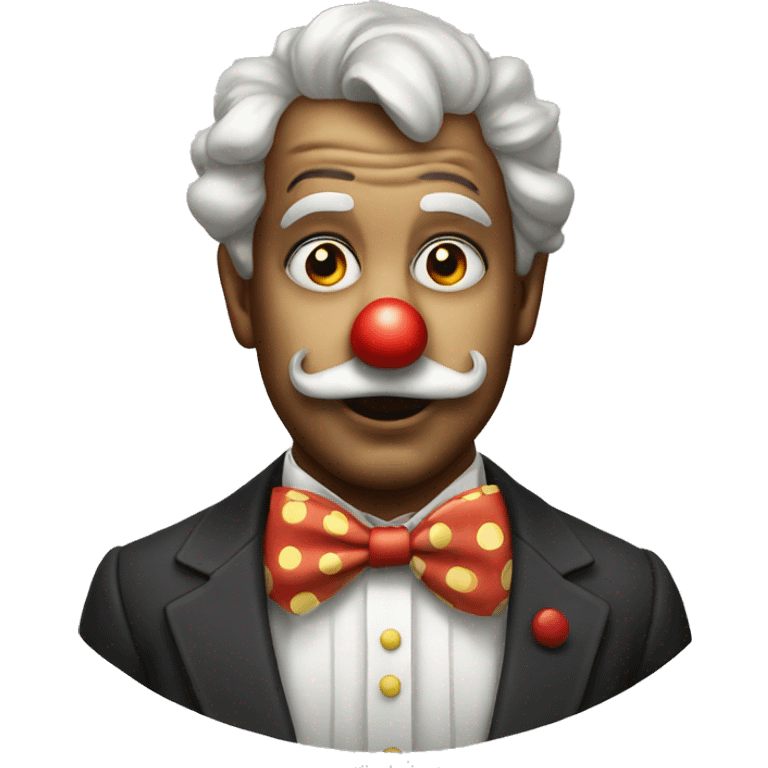 clown with bow tie emoji