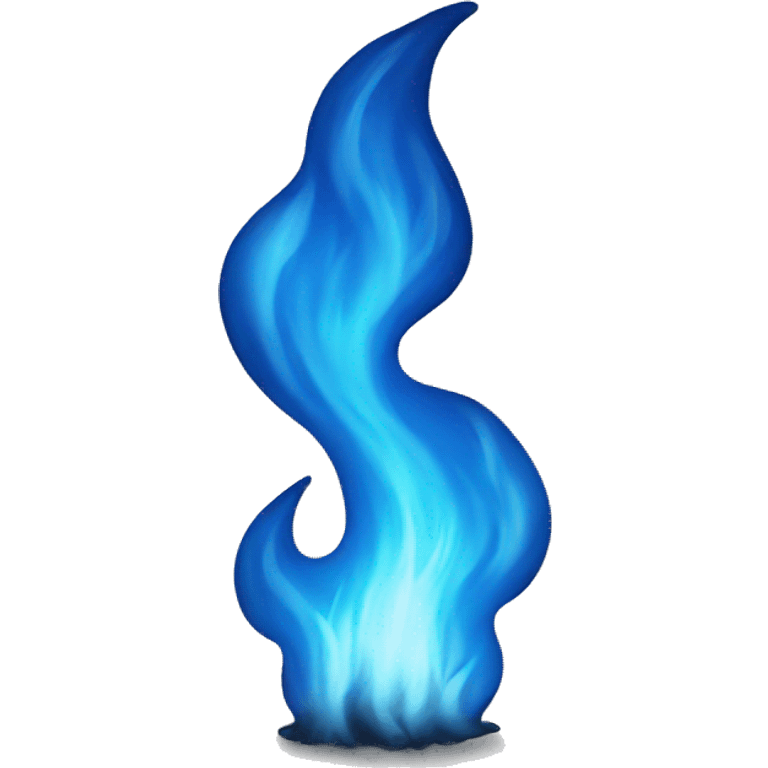 Blue fire emoji