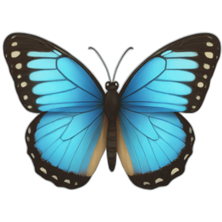 Blue butterfly  emoji