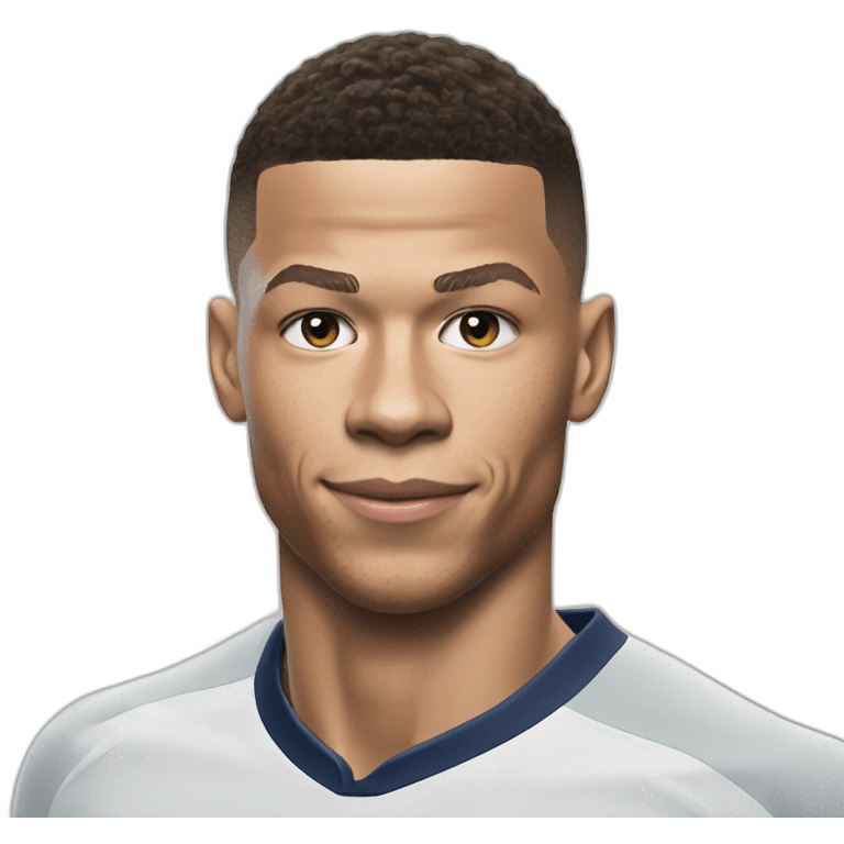 Mbappé sur Ronaldo emoji