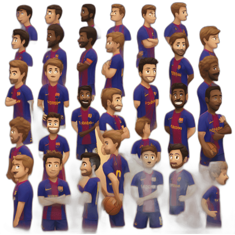 FC barcalona emoji