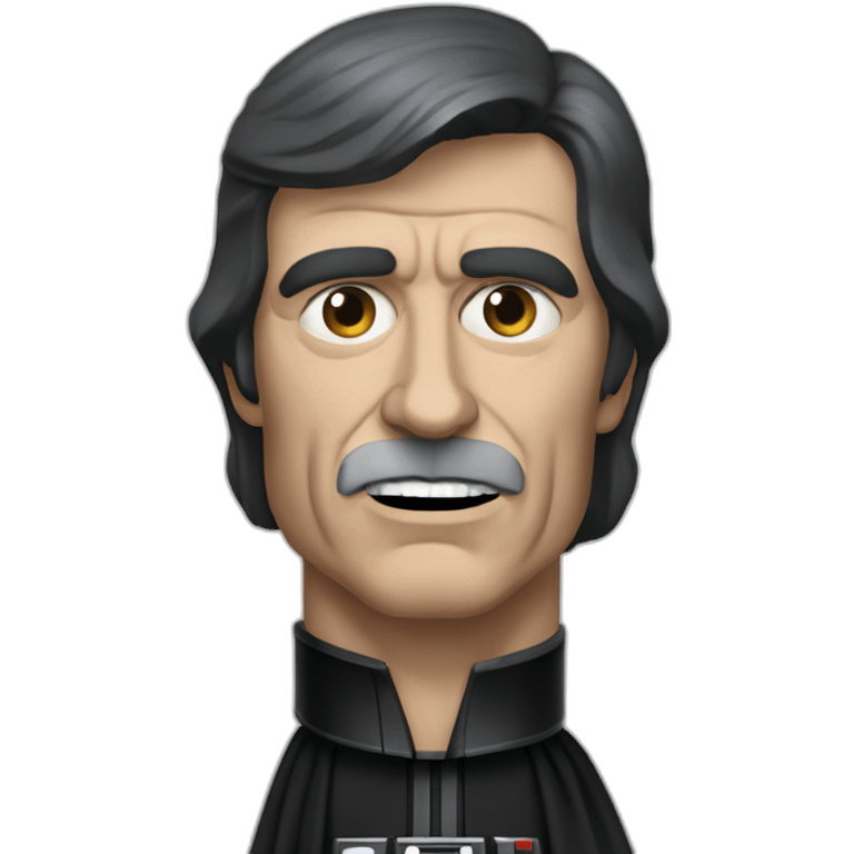 darth vader with the face of jose maria aznar emoji