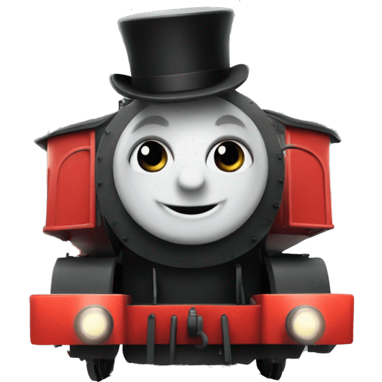 Percy Train wearing a tophat emoji