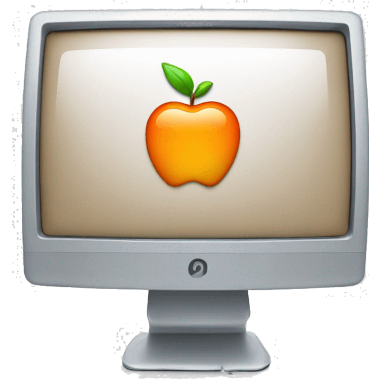 Apple iMac g3 orange emoji