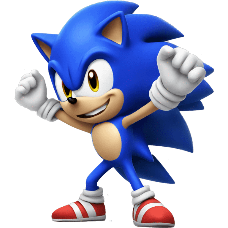 Blue Sonic the hedgehog  emoji