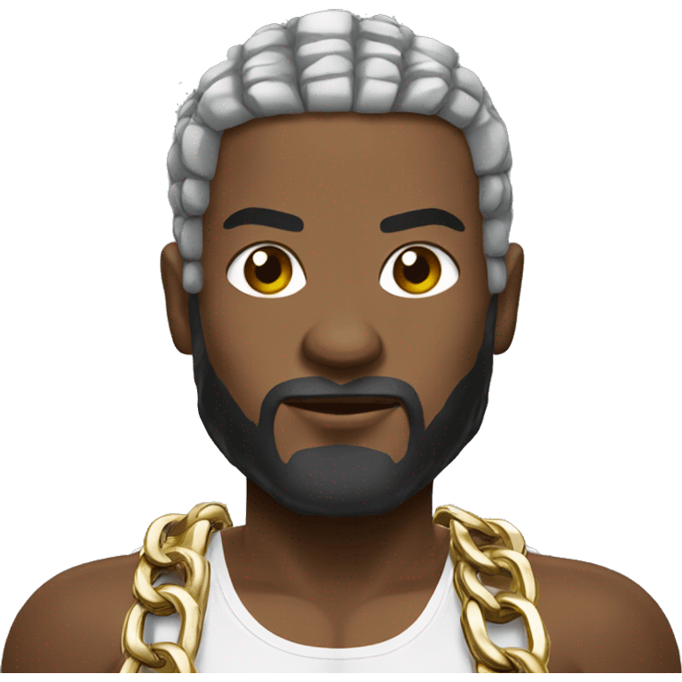 Wwe champion with gold chains  emoji