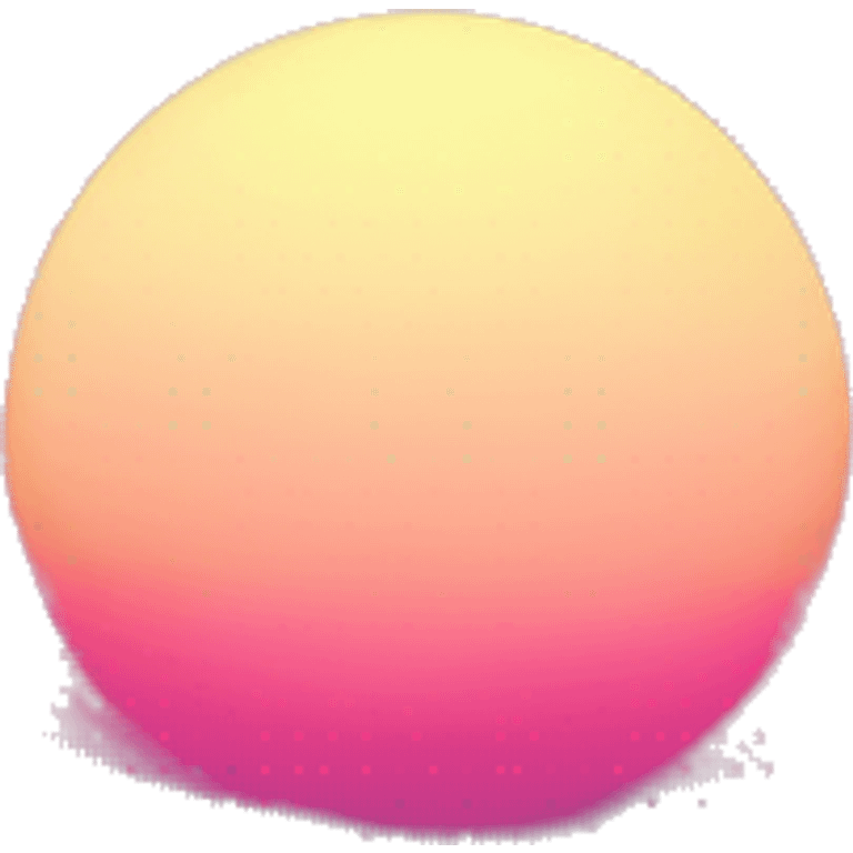 a sunset without the sunrays, pink, just the sun emoji